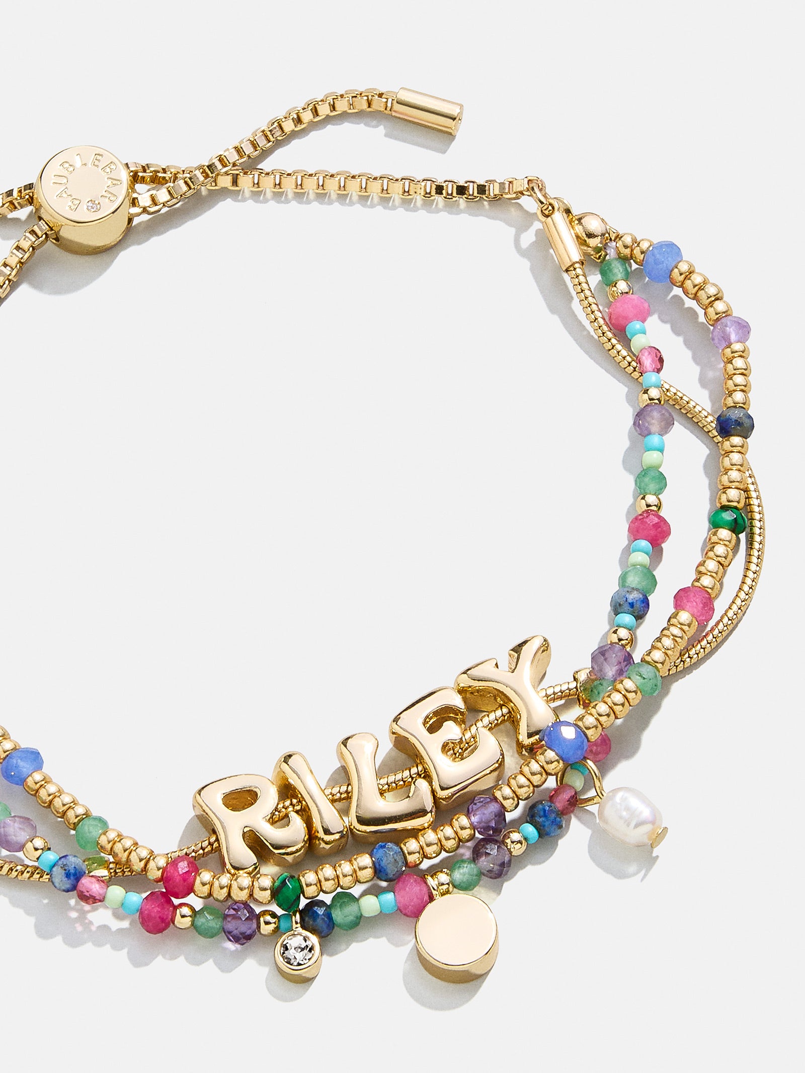Rowan Semi-Precious Custom Layered Bracelet - Positano