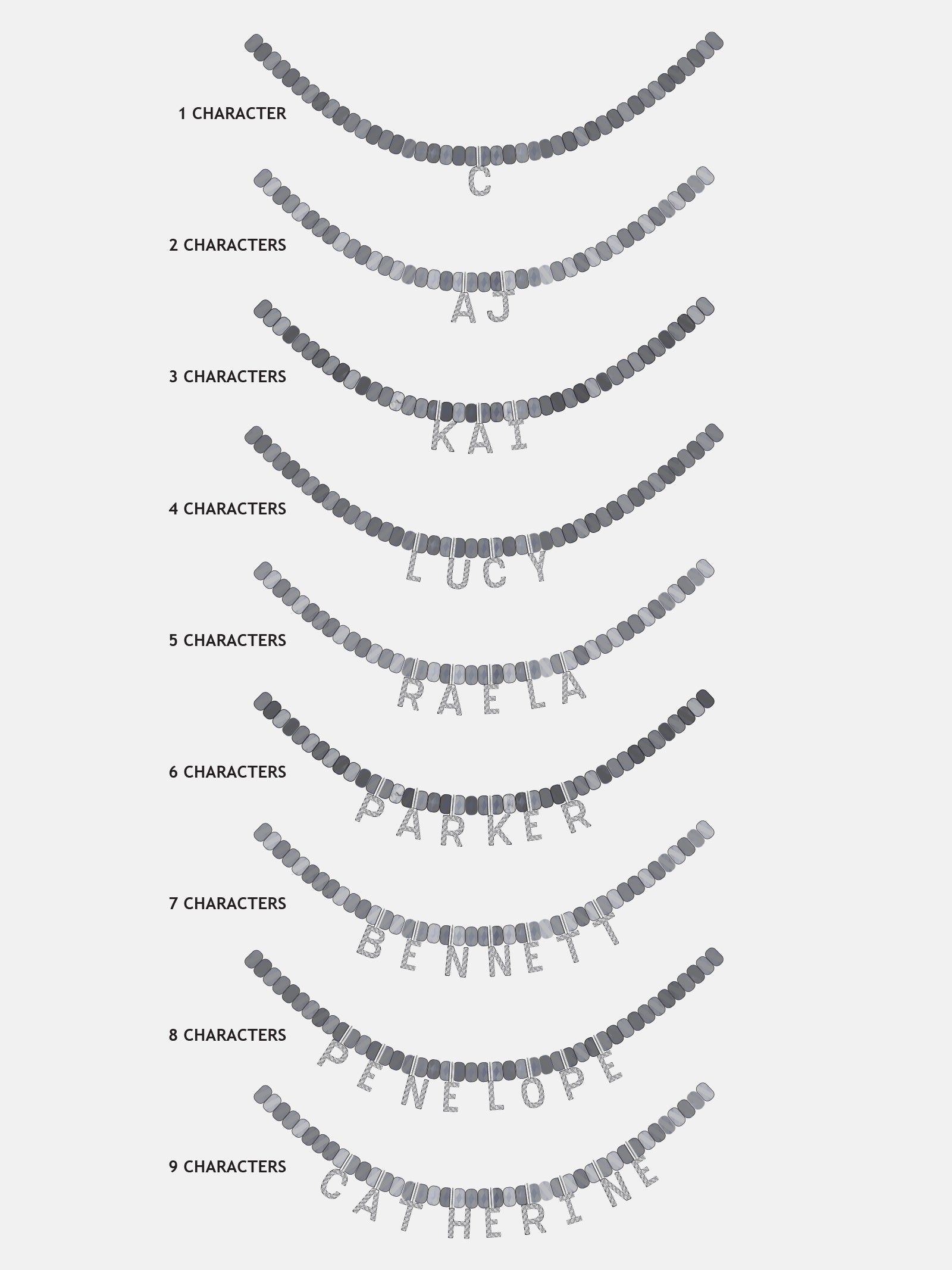 Mini Semi-Precious Custom Necklace - Tiger's Eye - Image 10