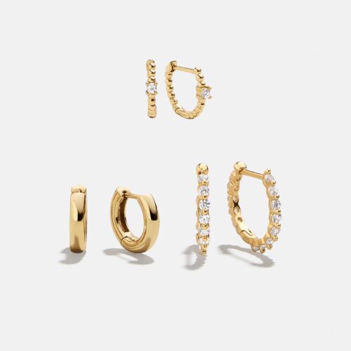 Lauren 18K Gold Earring Set - Lauren 18K Gold Earring Set